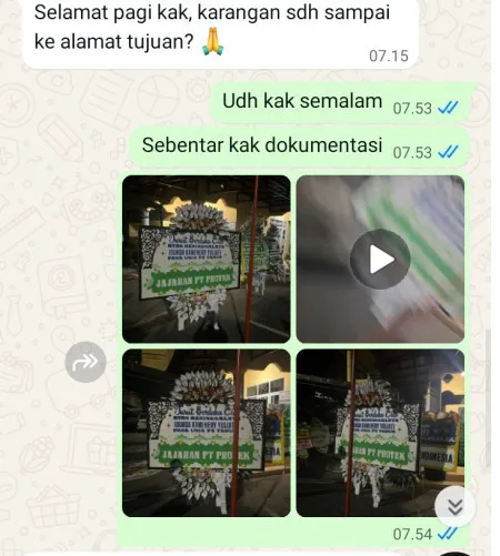 Pengiriman Papan Bunga Selamat Bojongmanik